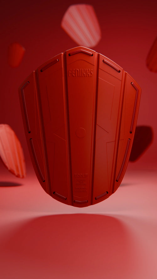 Canilleras Fenikks Butterfly Rojas